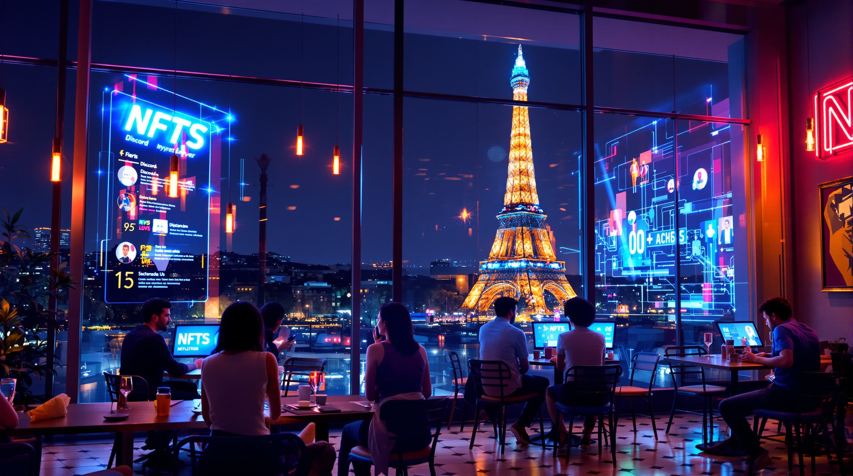Communauté Discord NFT française futuriste à Paris
