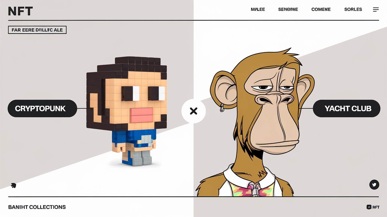 Comparaison entre CryptoPunks et Bored Ape Yacht Club (BAYC)
