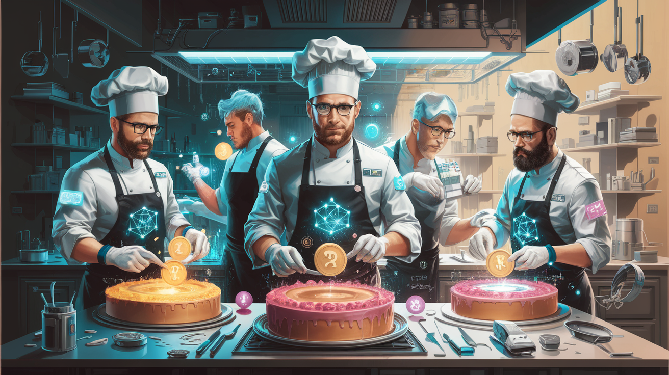 Atelier pâtisserie blockchain tokens