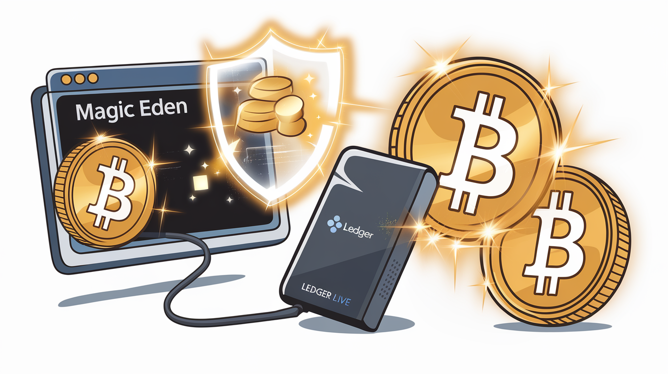 Intégration Magic Eden avec Ledger Live pour la sécurité crypto