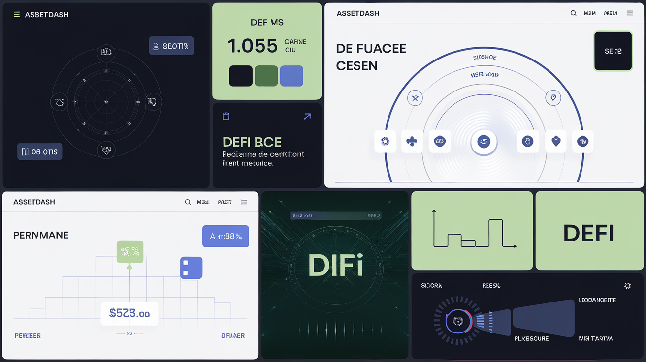 Interface AssetDash pour la gestion simplifiée de la DeFi
